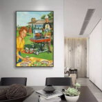 vintage barbecue poster 1