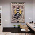 vintage friseur poster