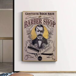 vintage friseur poster