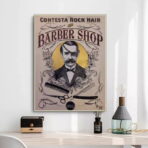 vintage friseur poster
