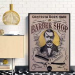 vintage friseur poster