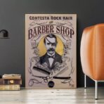 vintage friseur poster