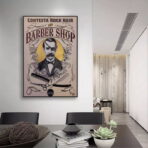 vintage friseur poster