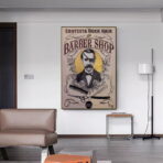 vintage friseur poster