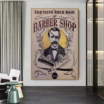 vintage friseur poster