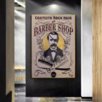 vintage friseur poster