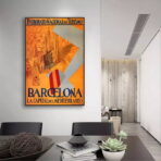 poster barcelona vintage 1