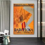 poster barcelona vintage 1
