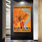 poster barcelona vintage 1