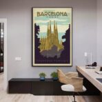vintage barcelona poster 3