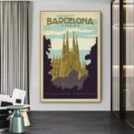 vintage barcelona poster 3