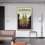 vintage barcelona poster 3