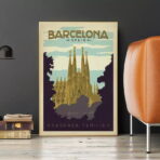 vintage barcelona poster 3