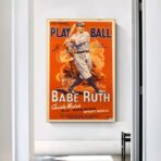 vintage baseball poster 1