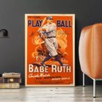 vintage baseball poster 1