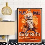 vintage baseball poster 1