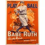 vintage baseball poster 1