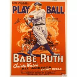 vintage baseball poster 1