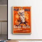 vintage baseball poster 1