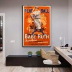 vintage baseball poster 1