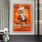 vintage baseball poster 1