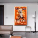 vintage baseball poster 1