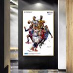 vintage nba basketball poster 1