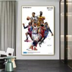 vintage nba basketball poster 1