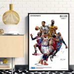 vintage nba basketball poster 1