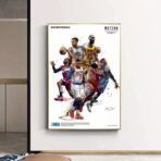 vintage nba basketball poster 1