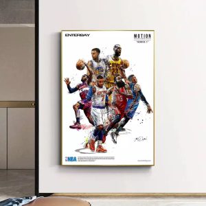 vintage nba basketball poster 1