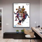 vintage nba basketball poster 1