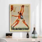 vintage basketball poster 2