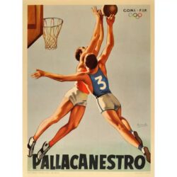 vintage basketball poster 2
