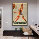 vintage basketball poster 2