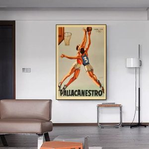 vintage basketball poster 2