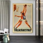 vintage basketball poster 2