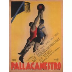 vintage basketball poster 3