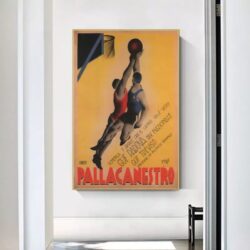 vintage basketball poster 3