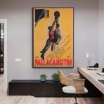 vintage basketball poster 3