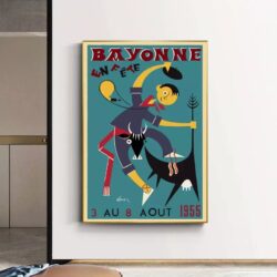vintage bayonne poster 1