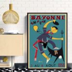 vintage bayonne poster 1