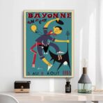 vintage bayonne poster 1