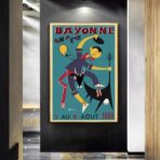 vintage bayonne poster 1