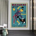 vintage bayonne poster 1