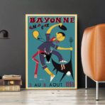vintage bayonne poster 1