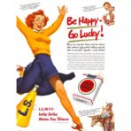 poster be happy go lucky vintage 1