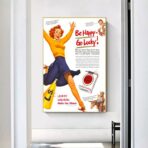 poster be happy go lucky vintage 1