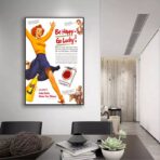 poster be happy go lucky vintage 1