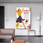 poster be happy go lucky vintage 1